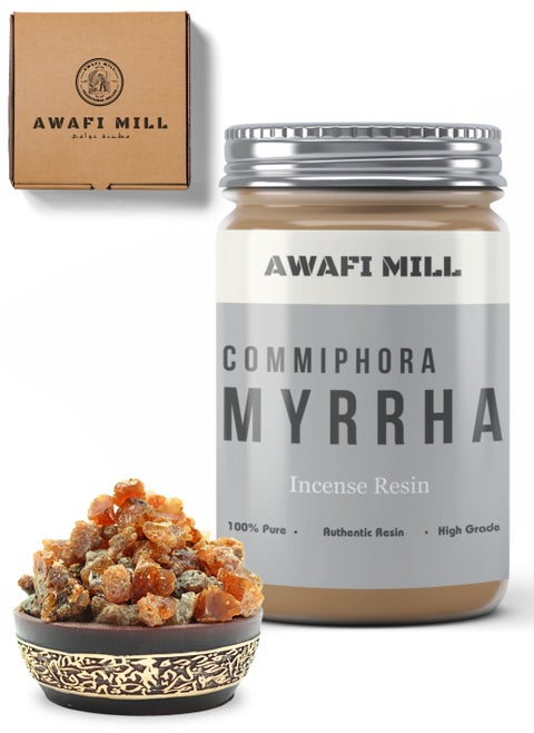 Awafi Mill Myrrh Resin Incense | Pure Aromatic Resin for Calming and Atmosphere Enrichment
