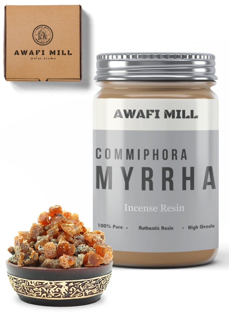 Awafi Mill - Awafi Mill Myrrh Resin Incense | Pure Aromatic Resin for Calming and Atmosphere Enrichment - Image 1