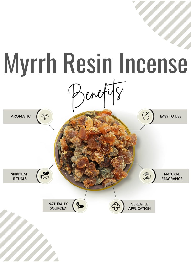 Awafi Mill - Awafi Mill Myrrh Resin Incense | Pure Aromatic Resin for Calming and Atmosphere Enrichment - Image 1