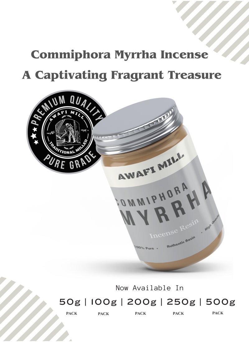 Awafi Mill - Awafi Mill Myrrh Resin Incense | Pure Aromatic Resin for Calming and Atmosphere Enrichment - Image 1