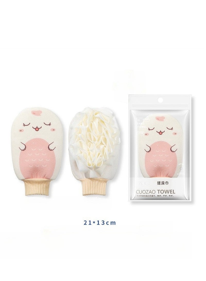 2-Piece Set Of Painless Bath Flowers, Children's Bath Towels, Women's Scrub Towels, Cartoon Cute Scrub Towels（Separately packaged ）  - Image 2