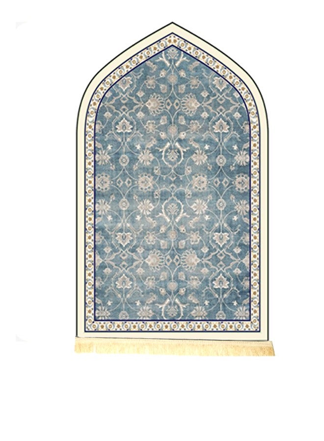 JCB CHIC Muslim Prayer Rug Islamic Mat,70 * 120 cm Fringe Prayer MatMuslim Gift for Women Men,Soft Islamic Prayer Rug,Prayer Carpet Mat,Soft Mat Islam Gifts Set,Cotton Fabric L2527 - Image 1