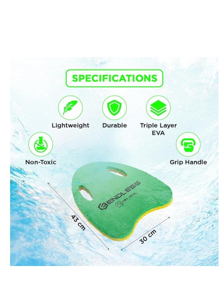 ENDLESS  Swimming Kickboard With Comfortable Design | Material : EVA |  For Beginners Swimming Training Floaters | For Kids and Adults Floating Pads - Image 3