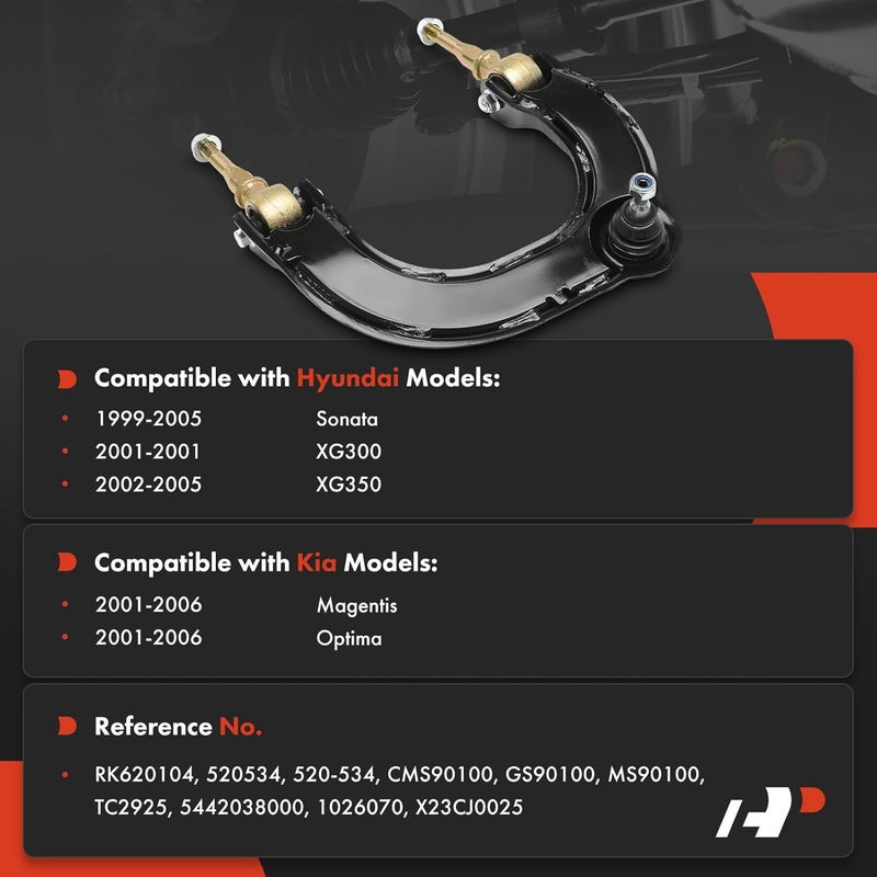 A-Premium Front Right Upper Control Arm with Ball Joint & Bushing - Image 2