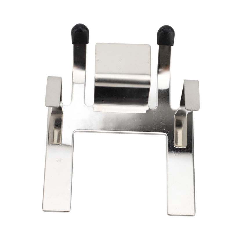 حامل غطاء الأواني أثناء الطهي من الفولاذ المقاوم للصدأ بأقدام سيليكون منظم المطبخ - Image 3