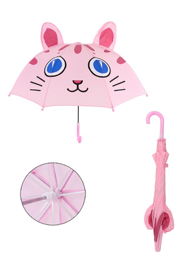 1 قطعة ، مظلة أطفال (وردية) ، مظلة كرتونية ، معدات مطر للطلاب ، مظلة فتح وإغلاق تلقائية ، مظلة للأطفال ، مظلة مانعة لتسرب الماء ، مظلة أطفال ، مناسبة للسفر ، مدرسة. - Image 3