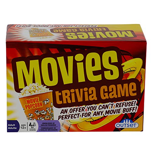 Outset Media Movies Trivia Game - Fun Cinema Question Based Game Featuring 1200 Trivia Questions - Ages 12+ - Image 1