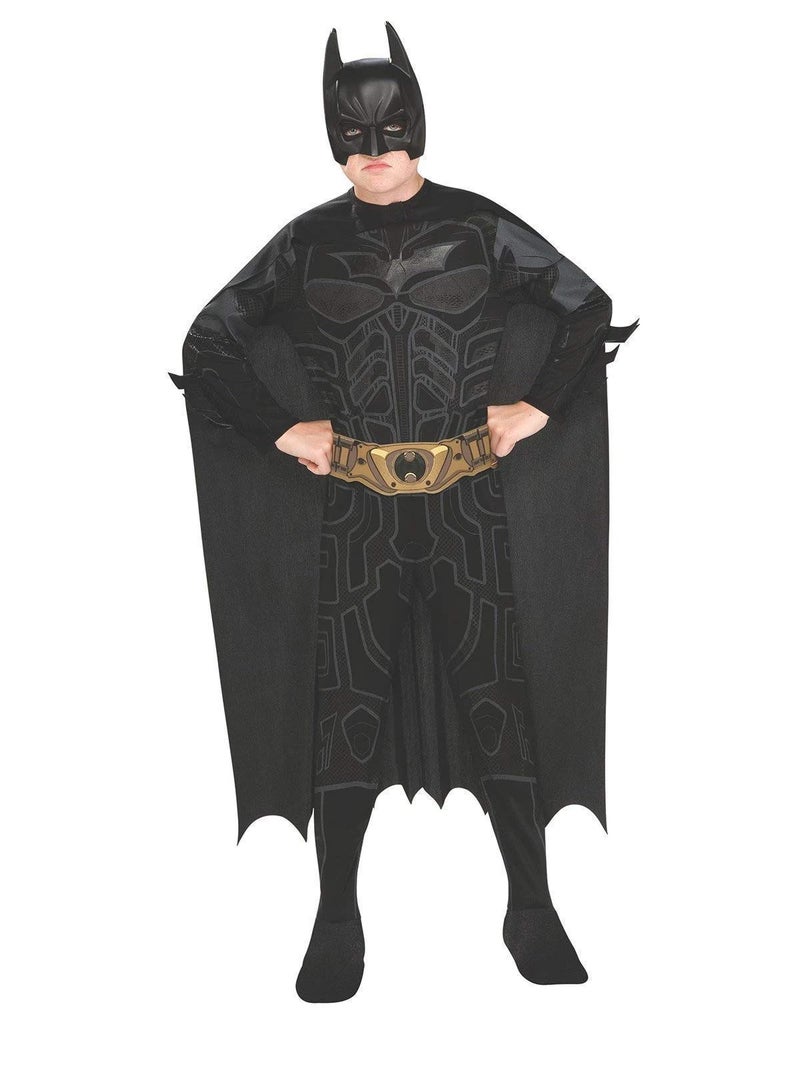 Rubies Batman Dark Knight Rises Childs Batman Costume with Mask and Cape Large for Themed Parties and Halloween