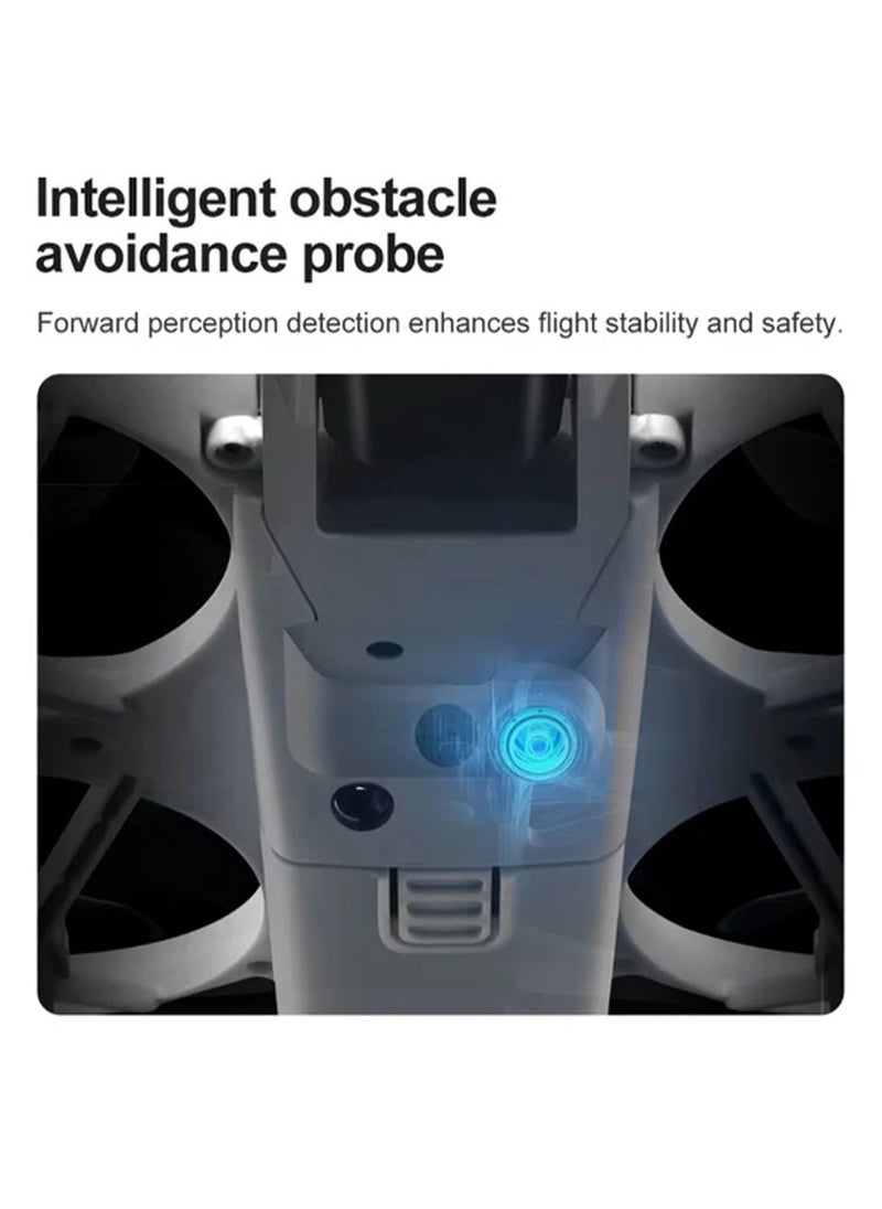 Kids Fun Drone 2 – Easy-to-Fly Beginner Drone with 180° HD Camera, Obstacle Avoidance, 24-Min Flight Time, APP Control, Night LED Lights, Gesture Selfie & More – Perfect Gift for Kids & New Pilots