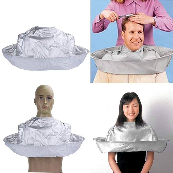 Arkit Arkit Hair Cutting Cloak Beard Shaving Umbrella Waterproof Cape Barber Home Salon Haircut Hairdresser Apron Cloth for Adult Women Men Kids - Image 3