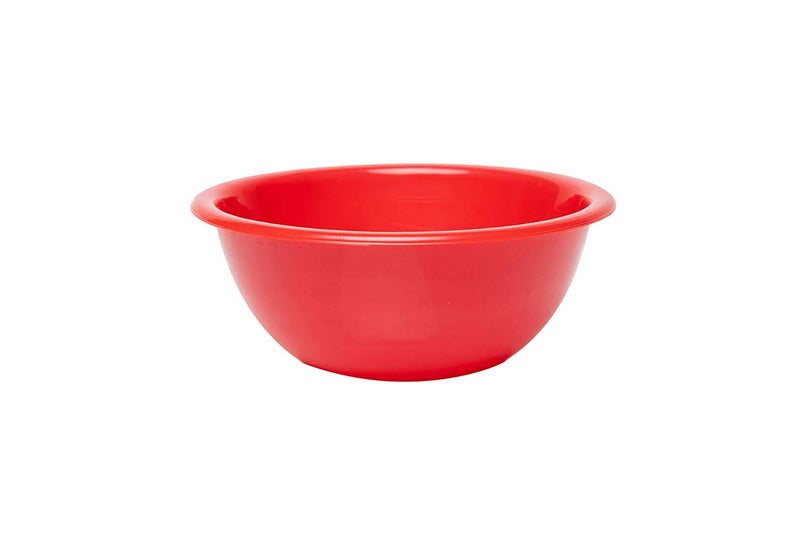 Everbuy Microwave Safe Unbreakable Round Dinner Set 3 pcs Big Dishes, 3 pcs Small Dishes& 6 Pcs Bowls (Cherry Red, Set of 12) - Image 4