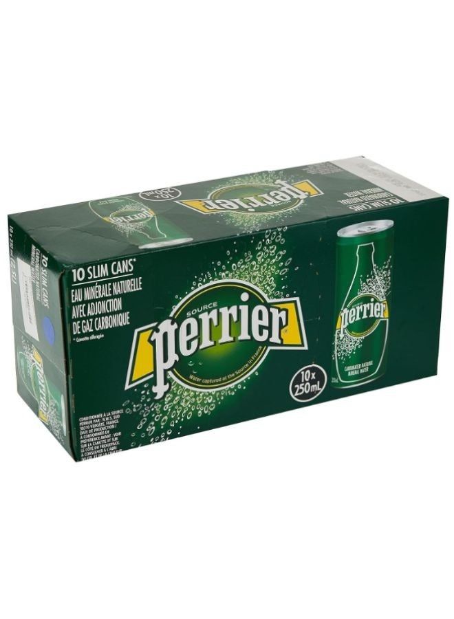 Perrier Plain Water Cans 10 x 250ml - Image 1