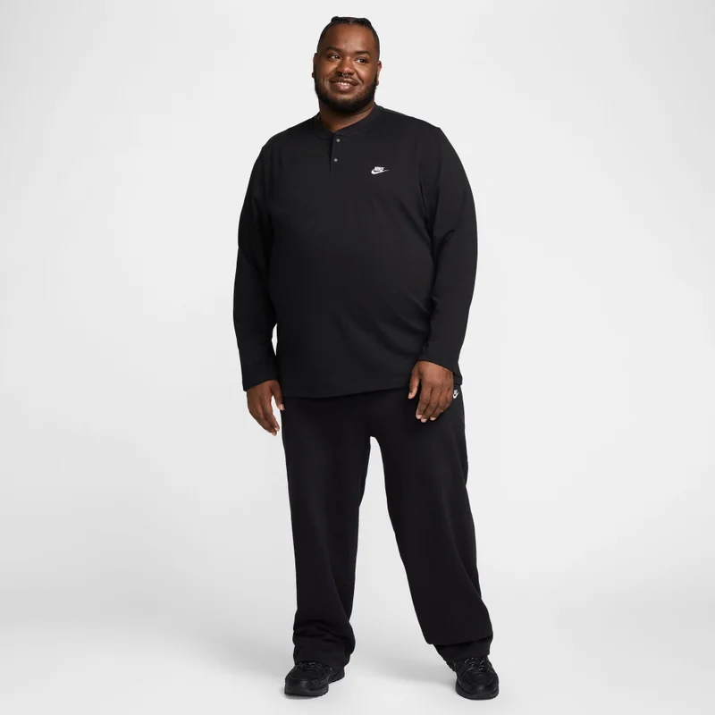 Nike Men's Club Long-Sleeve Henley