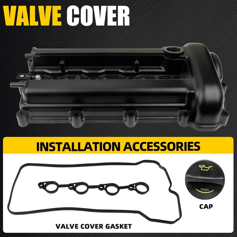 MILIPARTS G4FC Upgrade Aluminum Engine Valve Cover for Hyundai Kia 1.6L L4 (2006-2020) - Image 3