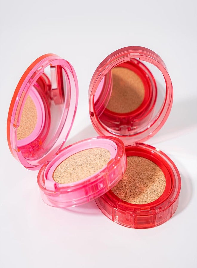 IZEZE Love Me Cushion 0.49 oz, 14g (#23 Nude) Glow Finish type, Dewy Finish, Korean Makeup Cushion for All Skin Types - Image 3