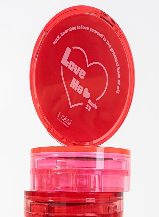 IZEZE Love Me Cushion 0.49 oz, 14g (#23 Nude) Glow Finish type, Dewy Finish, Korean Makeup Cushion for All Skin Types - Image 4