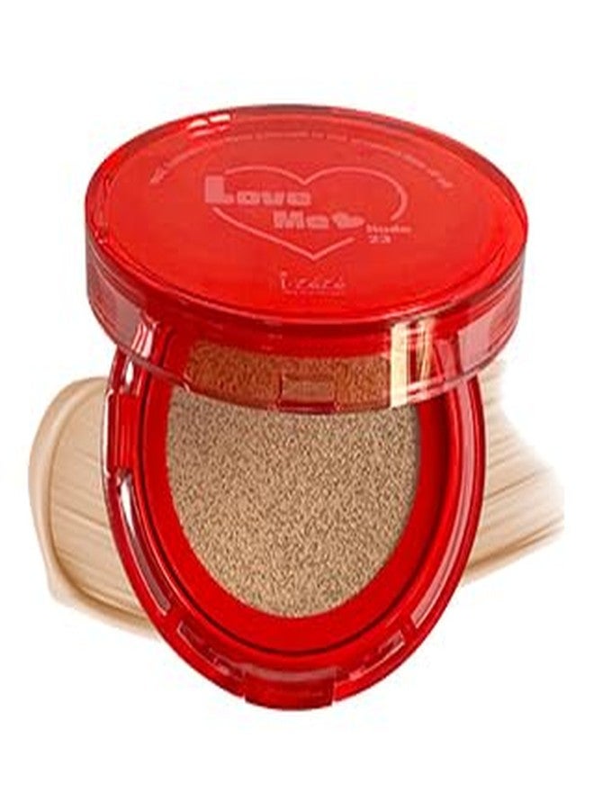 IZEZE Love Me Cushion 0.49 oz, 14g (#23 Nude) Glow Finish type, Dewy Finish, Korean Makeup Cushion for All Skin Types - Image 1