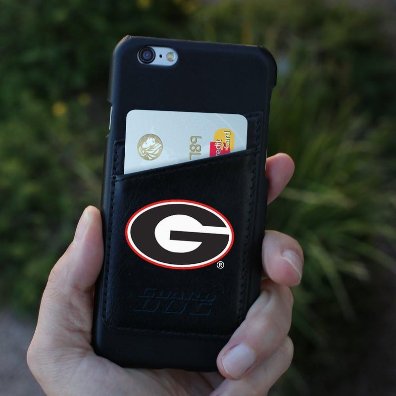 Guard Dog Leather Credit Card Holder/Phone Wallet with RFID Protection - Georgia Bulldogs - Image 5