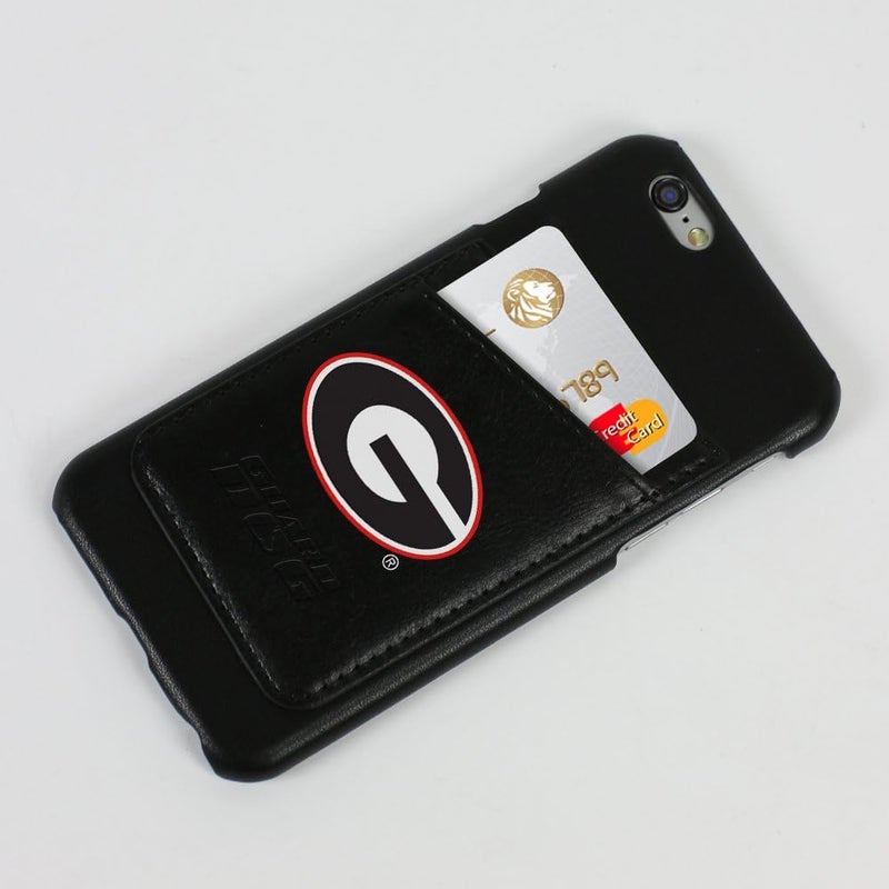 Guard Dog Leather Credit Card Holder/Phone Wallet with RFID Protection - Georgia Bulldogs - Image 2