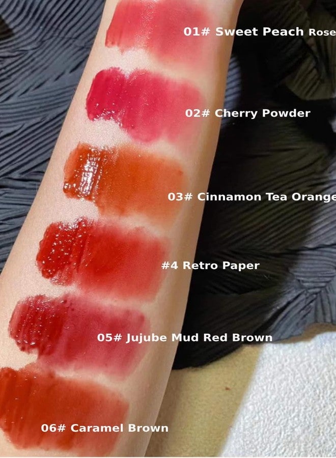 Gege Bear Velvet Lip Glaze | Semi-Transparent Matte Lip Tint with Doe-Foot Applicator | Smooth Blurring Finish for Gradient Lips | Long-Lasting Lightweight Lip Cream - Image 2