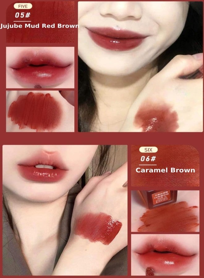 Gege Bear Velvet Lip Glaze | Semi-Transparent Matte Lip Tint with Doe-Foot Applicator | Smooth Blurring Finish for Gradient Lips | Long-Lasting Lightweight Lip Cream - Image 5