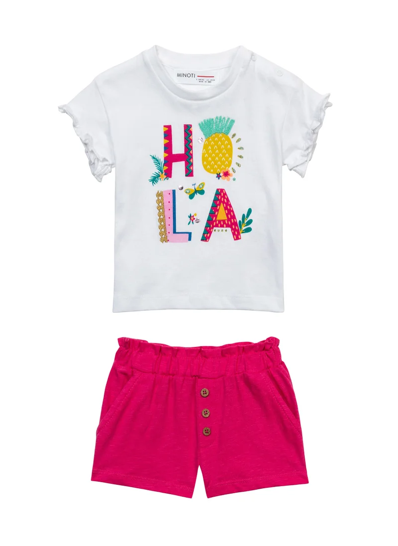 مينوتي Kids T-Shirt And Short Set