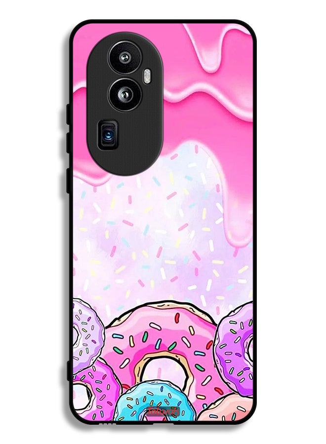 Tolwak Oppo Reno10 Pro (China) Protective Case Cover Donut Colors - Image 1
