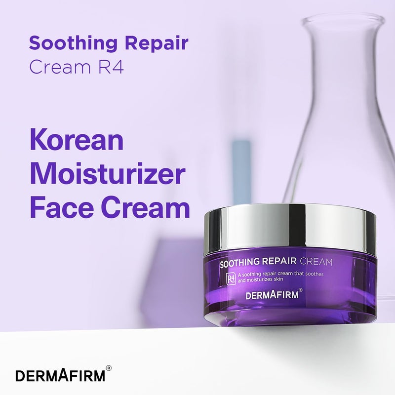 Dermafirm كريم الوجه المرطب المهدئ ديرمافيرم R4 | مرطب يومي للوجه مع الأوكالبتوس والبيبتيد والكولاجين | لطيف لجميع أنواع البشرة بدون تجارب على الحيوانات بدون بارابين 1.69 أونصة سائلة - Image 3