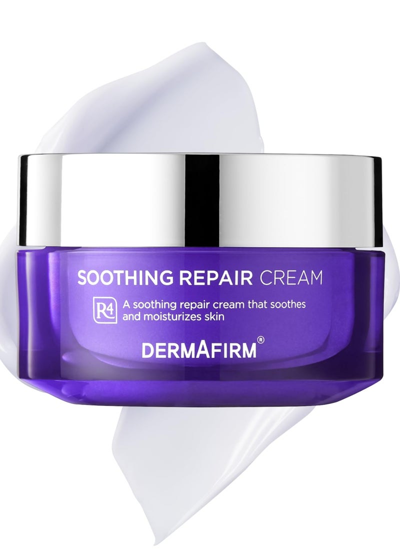 Dermafirm كريم الوجه المرطب المهدئ ديرمافيرم R4 | مرطب يومي للوجه مع الأوكالبتوس والبيبتيد والكولاجين | لطيف لجميع أنواع البشرة بدون تجارب على الحيوانات بدون بارابين 1.69 أونصة سائلة - Image 1