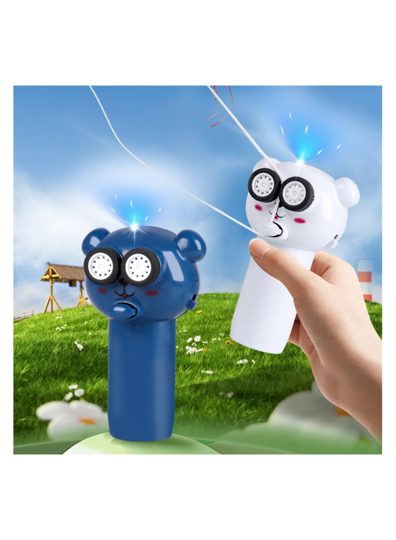 SYOSI Glow in The Dark Rope Launcher, Novelty Fun Toy for Kids and Adult, Interactive Loop Lasso Zip String, Ideal Gift for Boys & Girls, Rave Accessories, loop Rope Launcher, Blue - Image 5