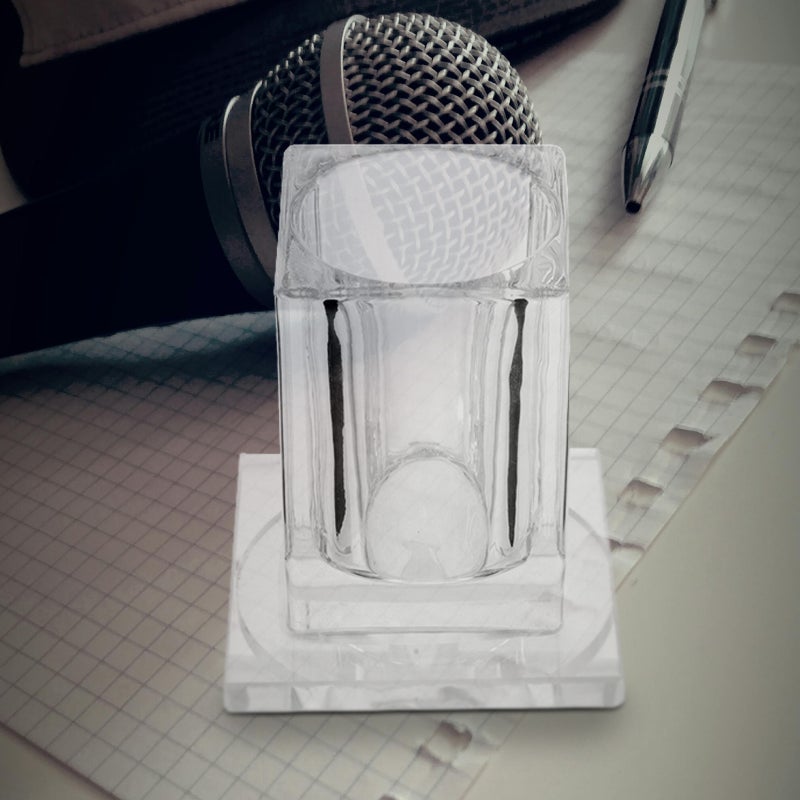 Microphone Stand Mic Storage Holder Desktop Mic Holder for KTV - Image 3