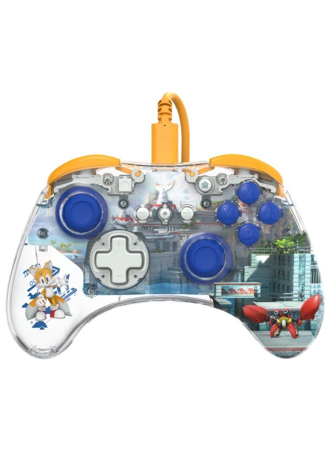 pdp Nintendo Switch Tails Seaside Hill Zone Realmz Wired Controller - Image 1