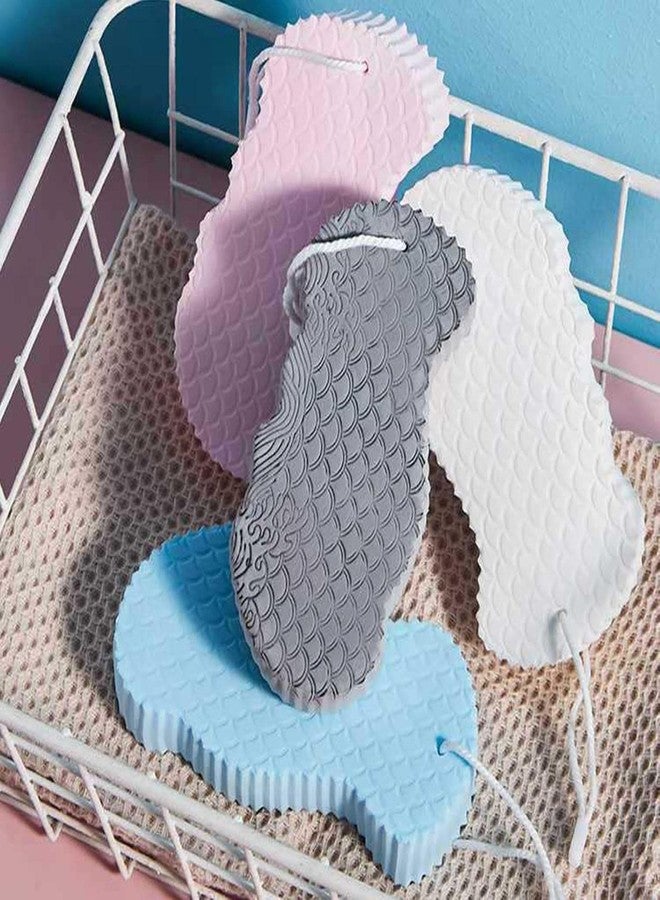 TRILY Baby Body Shower Sponge,Dead Skin Remover Sponge,Bath Sponge,Soft Exfoliating Bath Sponge Painless Scrub,Reusable Dead Skin Remover For Body Scrubber Adults,Children,Women(Pack of 1) (DIAMOND DESING) - Image 1