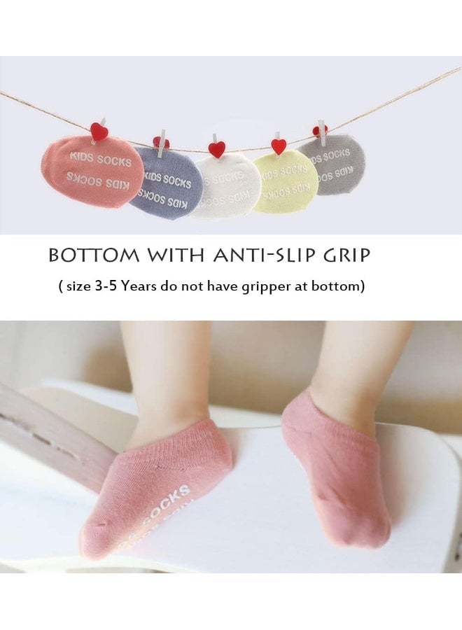 Chung CHUNG Toddler Little Girls Thin No Show Cotton Socks Baby Floor Walking Low Cut Ankle Summer Fashion Fun Casual - Image 4