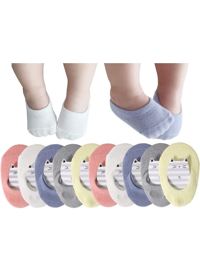 Chung CHUNG Toddler Little Girls Thin No Show Cotton Socks Baby Floor Walking Low Cut Ankle Summer Fashion Fun Casual - Image 1