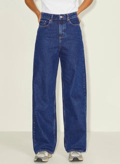 JJXX Jxtokyo Wide Hw Cre6001 Noos Straight Dark Blue Women's Denim Pants  - Image 1