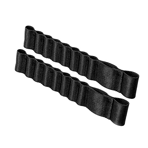 VOFONO 2 PCS Updated Heavy Duty Strong Adjustable Door Limiting Check Strap with Zipper Perfect for Jeep Wrangler Black Pack of 2 - Image 1