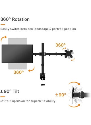 Monitor Mount Stand Dual Monitor Stand Computer Monitor Stand With Maximum Load Of 9 Kg Per Arm 360 Degree Rotation Monitor Arm Desk Mount For 14 33 Inch Screen 75X75Mm 100X101Mm Vesa - pzsku/Z6D6B6B76FFE67EEB5E0BZ/45/1743947258/a6307a12-fe1b-44d0-9807-2a3c59f93fba