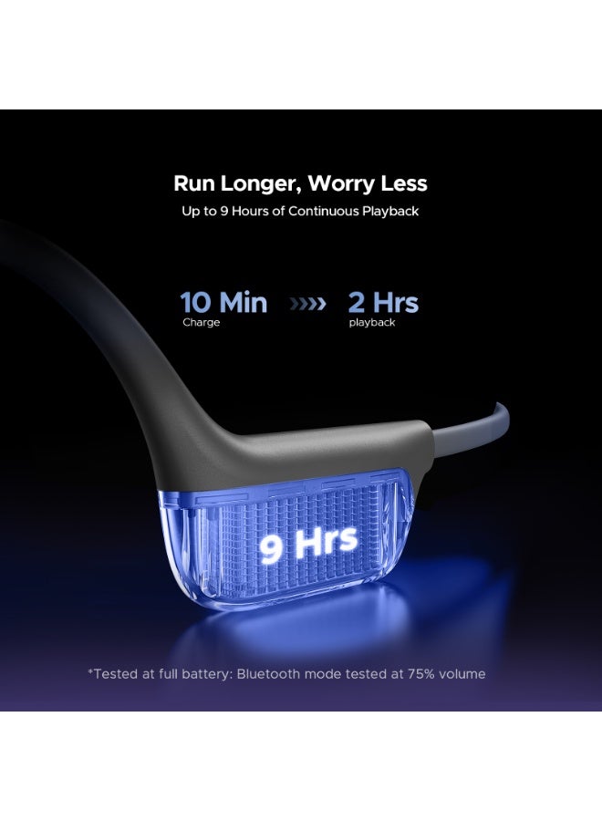 DOOGEE Bone Conduction Headphones, IP67 Waterproof for Swimming, LED Display, 9H Battery Life, Bluetooth 6.0, Dual Connection, for Running, Cycling and Fitness - Image 4