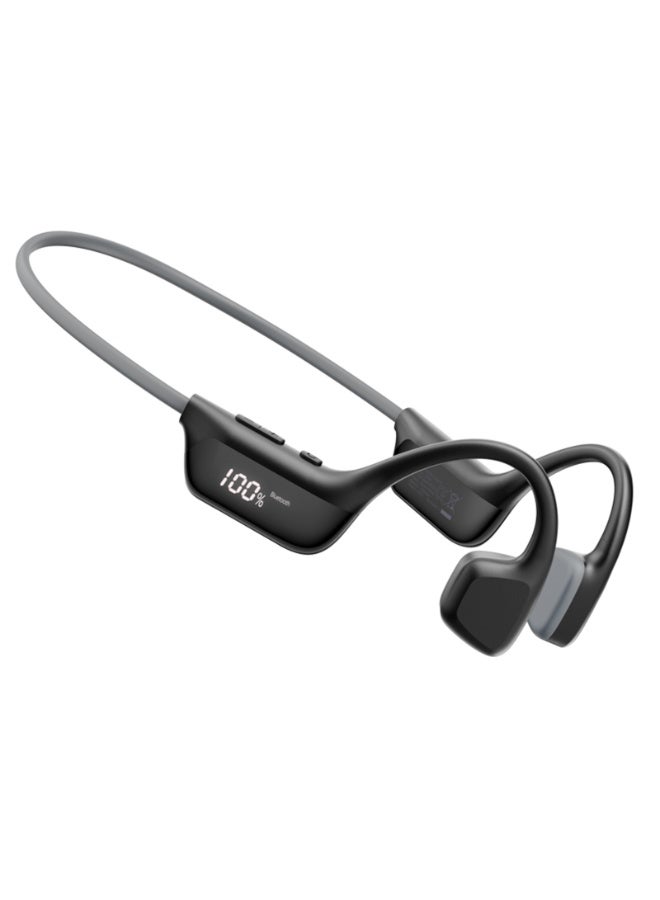 DOOGEE Bone Conduction Headphones, IP67 Waterproof for Swimming, LED Display, 9H Battery Life, Bluetooth 6.0, Dual Connection, for Running, Cycling and Fitness - Image 1