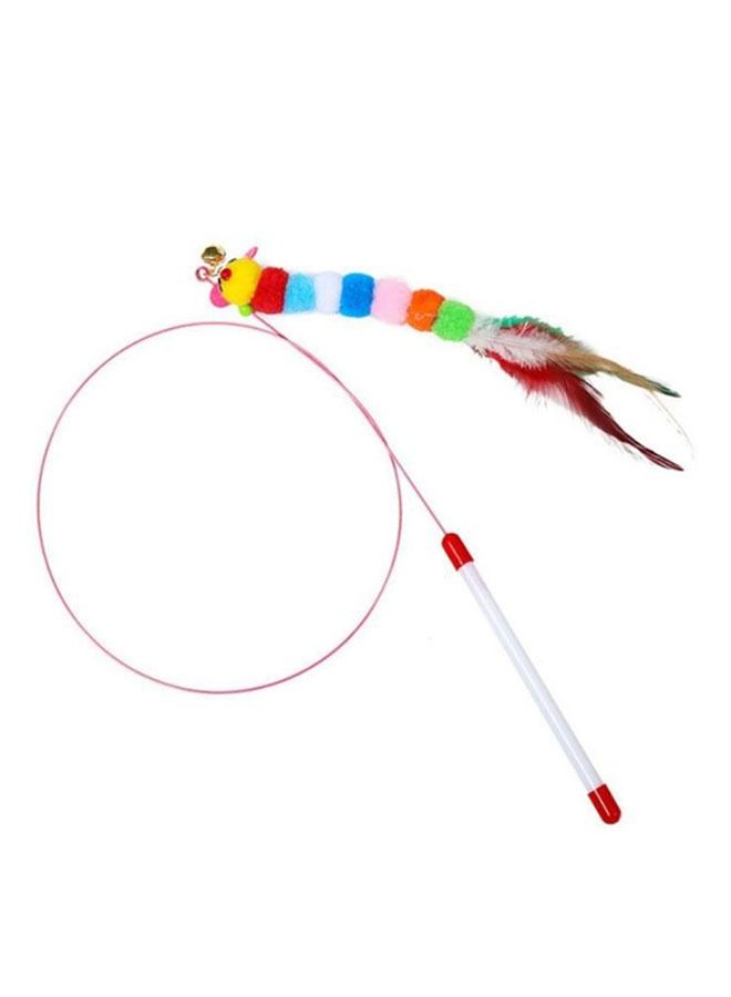 1 piece caterpillar wand toy Interactive steel wire kitten teaser toy random color - Image 4