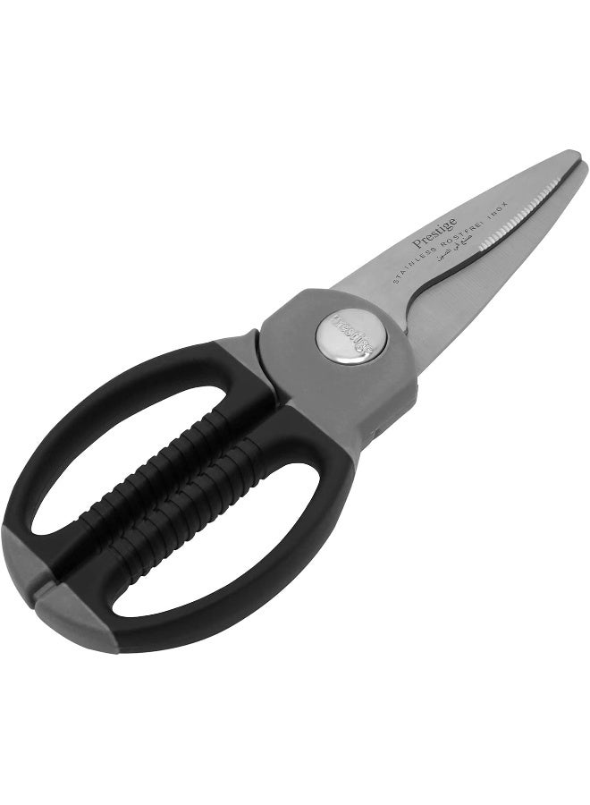 Prestige Progrip Poultry Scissors Silver/Grey 1.8x22x8.4cm - Image 3