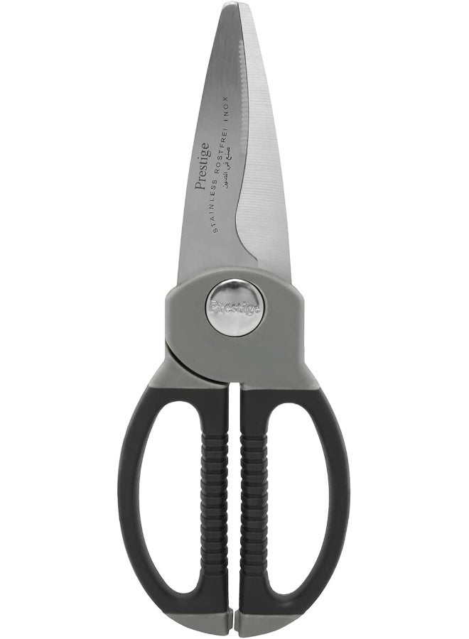 Prestige Progrip Poultry Scissors Silver/Grey 1.8x22x8.4cm - Image 2