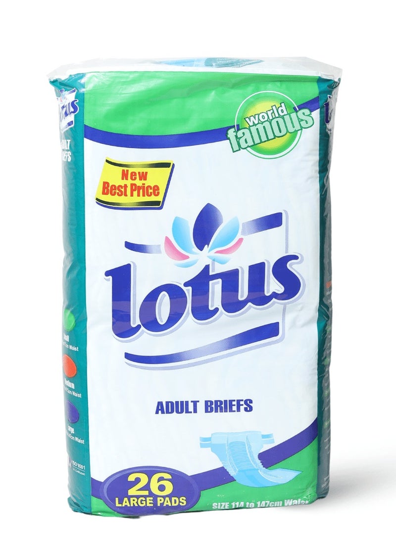 Lotus Lotus Adult Diapers Large - 26 Pcs  - Image 4