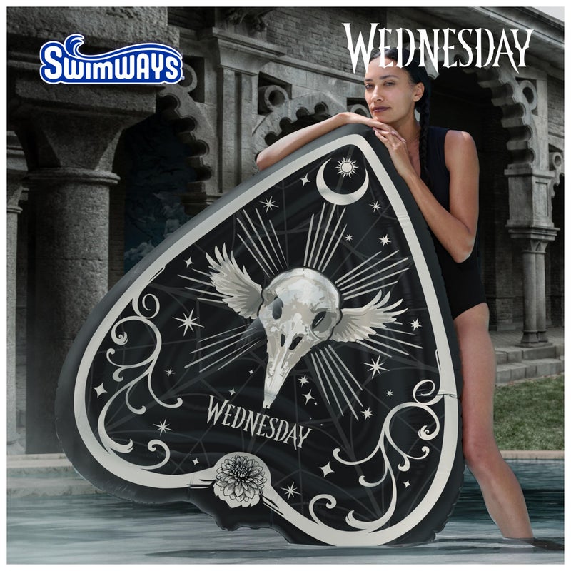 Swimways Wednesday Oversized Pool Float, Inflatable Pool Floats & Kids Pool Toys, Swimming Pool Accessories & Beach Essentials for Teens Aged 14 & Up - Image 2