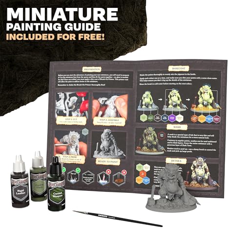 The Army Painter, GameMaster: Wandering Monsters Role-playing Paint Set, 15x18 ml Fanatic Acrylic Paints, incl. Metallics, Wash, Primer, 1 Brush & 1 Free Miniature - For Warhammer & Dnd - Image 4