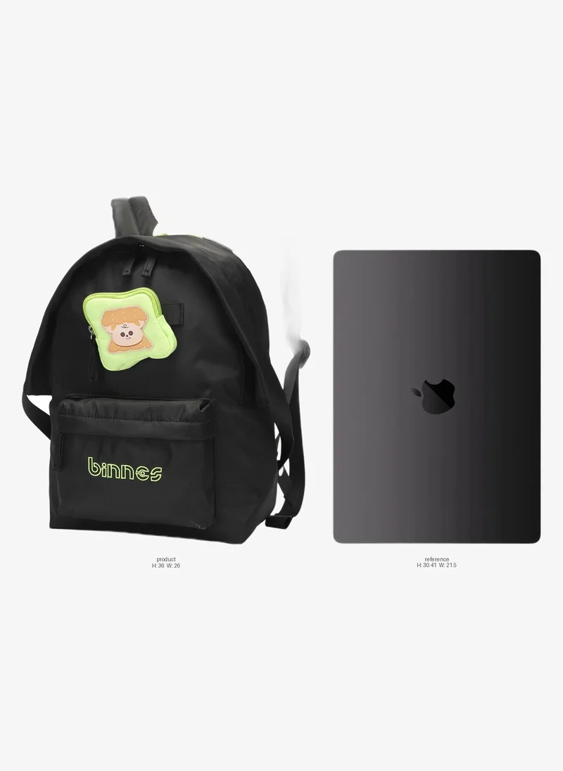 بينز Premium 14-inch Kids Backpack Light Weight Water Resistant Multifunctional School Backpack for Girls and Boys, BNS6015, Black