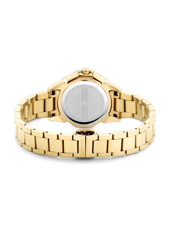 شيروتي 1881 Cerruti Watch for Women - White Dial - 30 MM