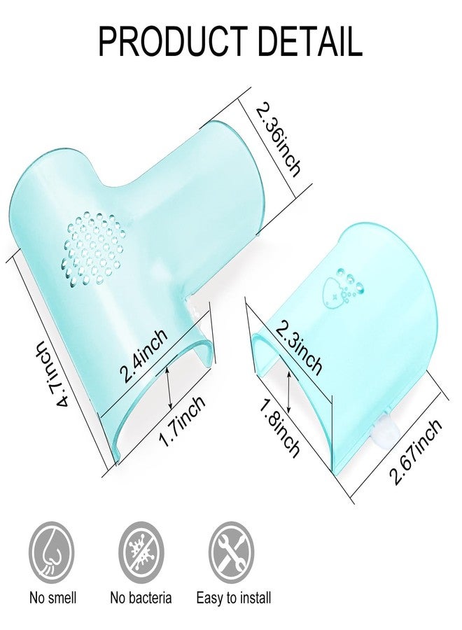 Switior Aquarium Decorations Fish Tank Accessories for Shrimp Cichlid Hiding Breeding, Small Fish Bowl Hide Decoration, Acrylic Tube Tunnel for Betta Fish Tank Decorations, Aquarium Hideout with Suction Cups - Image 2