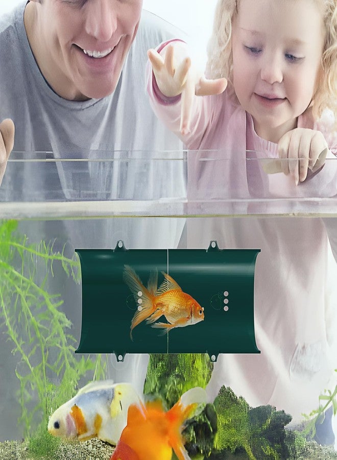 Switior Aquarium Decorations Fish Tank Accessories for Shrimp Cichlid Hiding Breeding, Small Fish Bowl Hide Decoration, Acrylic Tube Tunnel for Betta Fish Tank Decorations, Aquarium Hideout with Suction Cups - Image 5